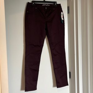 INC Maroon pants straight leg size 10 - NEW